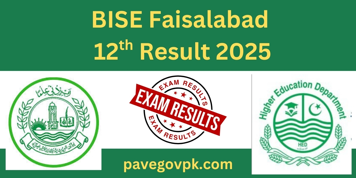 BISE FSD Faisalabad Board 12th Class Result 2025