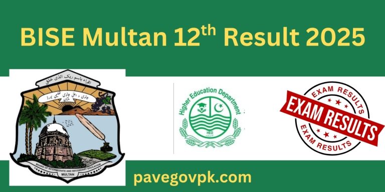 BISE Multan Board 12th Class Result 2025