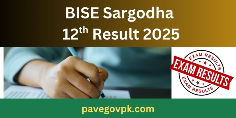 BISE Sargodha Board 12th Class Result 2025
