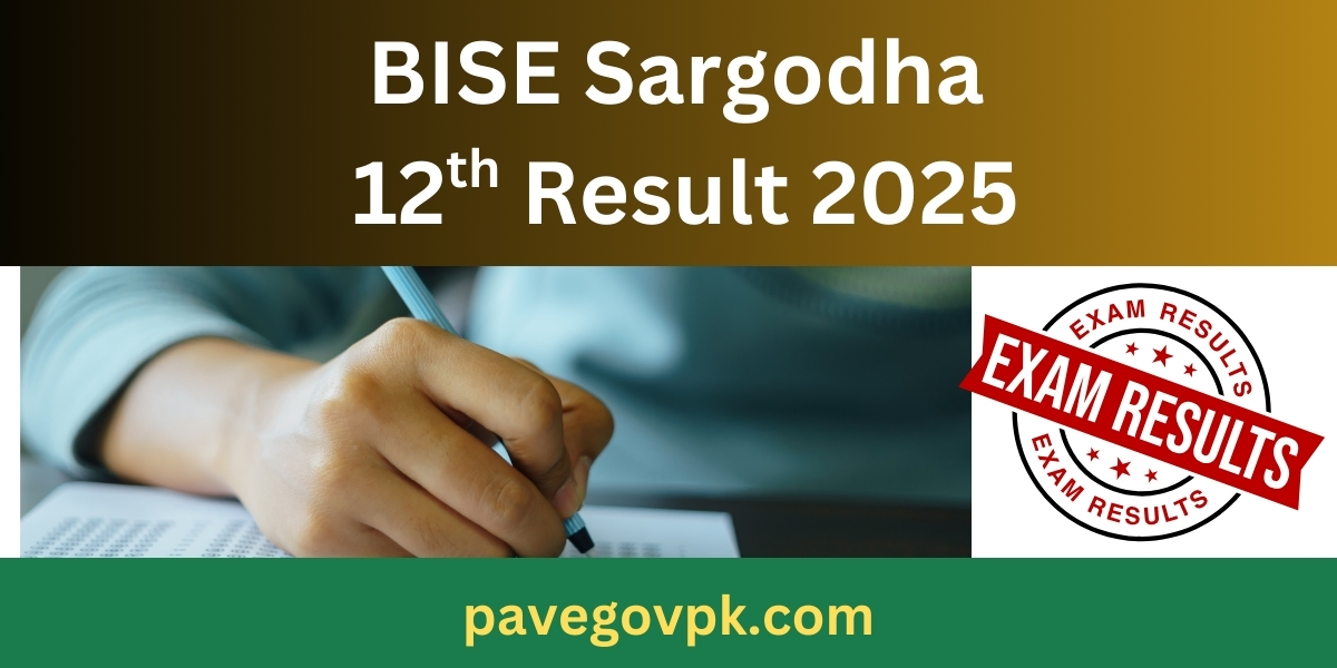BISE Sargodha Board 12th Class Result 2025